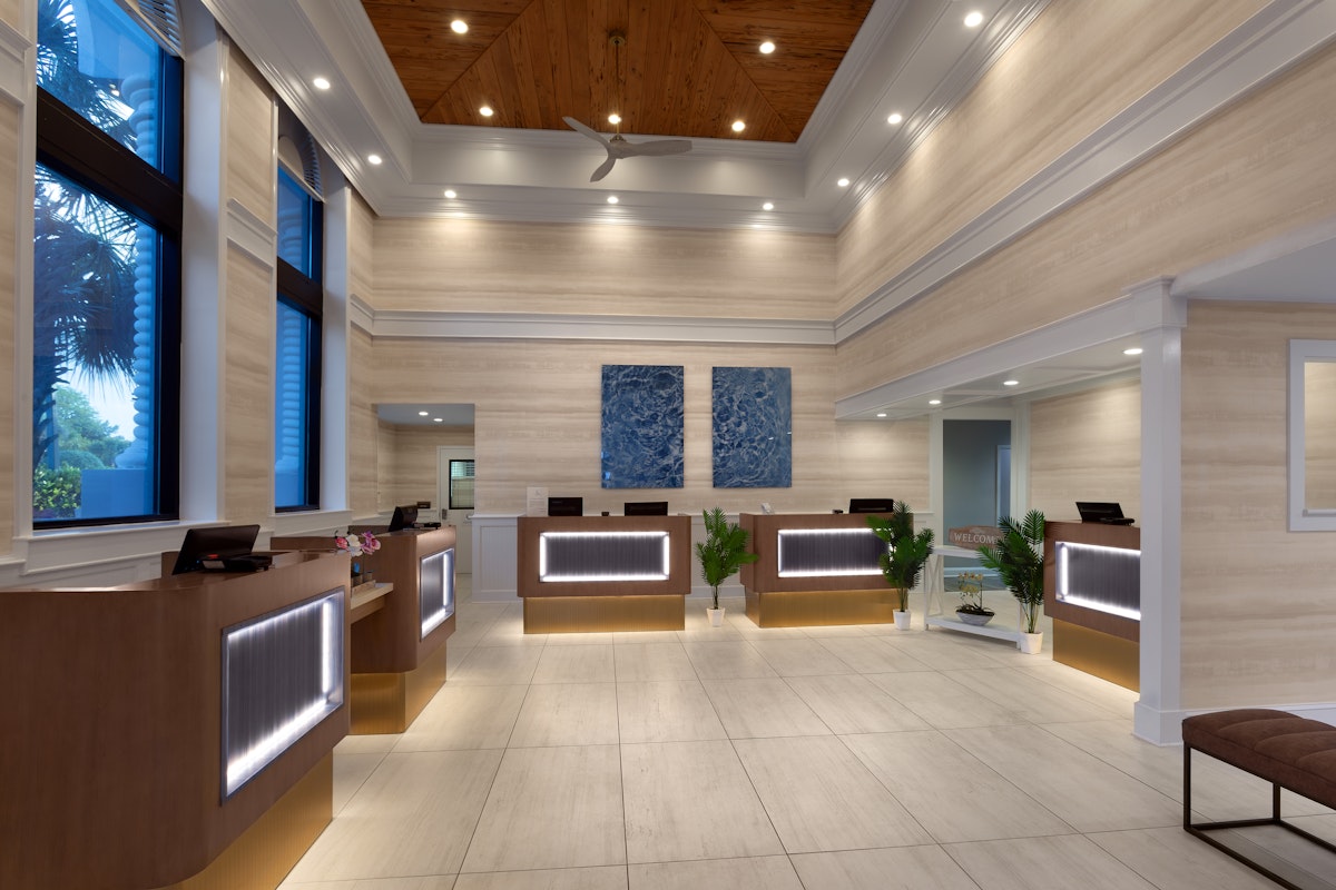 Caribbean Resort Check-in Lobby